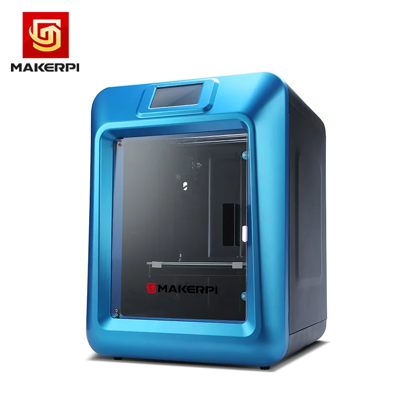 3d принтер MakerPi K5 с сенсорным экраном, смарт-выравнивание, с печатными 3D моделями, размер печати 200*200*300 мм
