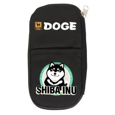 Style 19 Doge с милой собачкой корги Косплей Shiba «Лисья Секретная служба»(Inu Хаски для мальчиков и девочек с героями мультфильма кошелек Карандаш Чехол школьные принадлежности сумки студент подарок - Цвет: Style 19