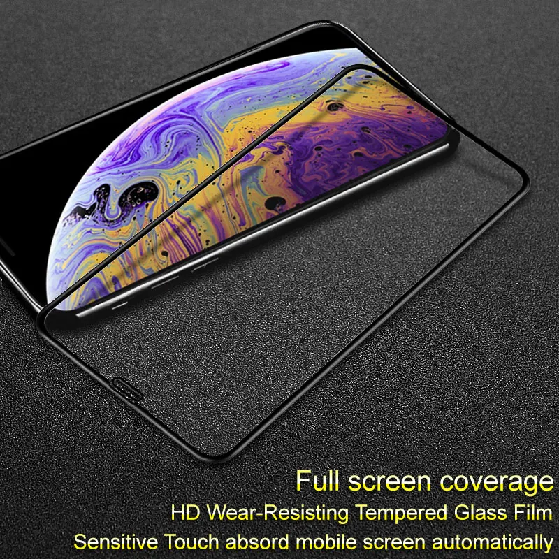 Для Apple Iphone XS макс. закаленное стекло полное покрытие экрана Закаленное стекло протектор экрана полная защитная пленка 6,5''