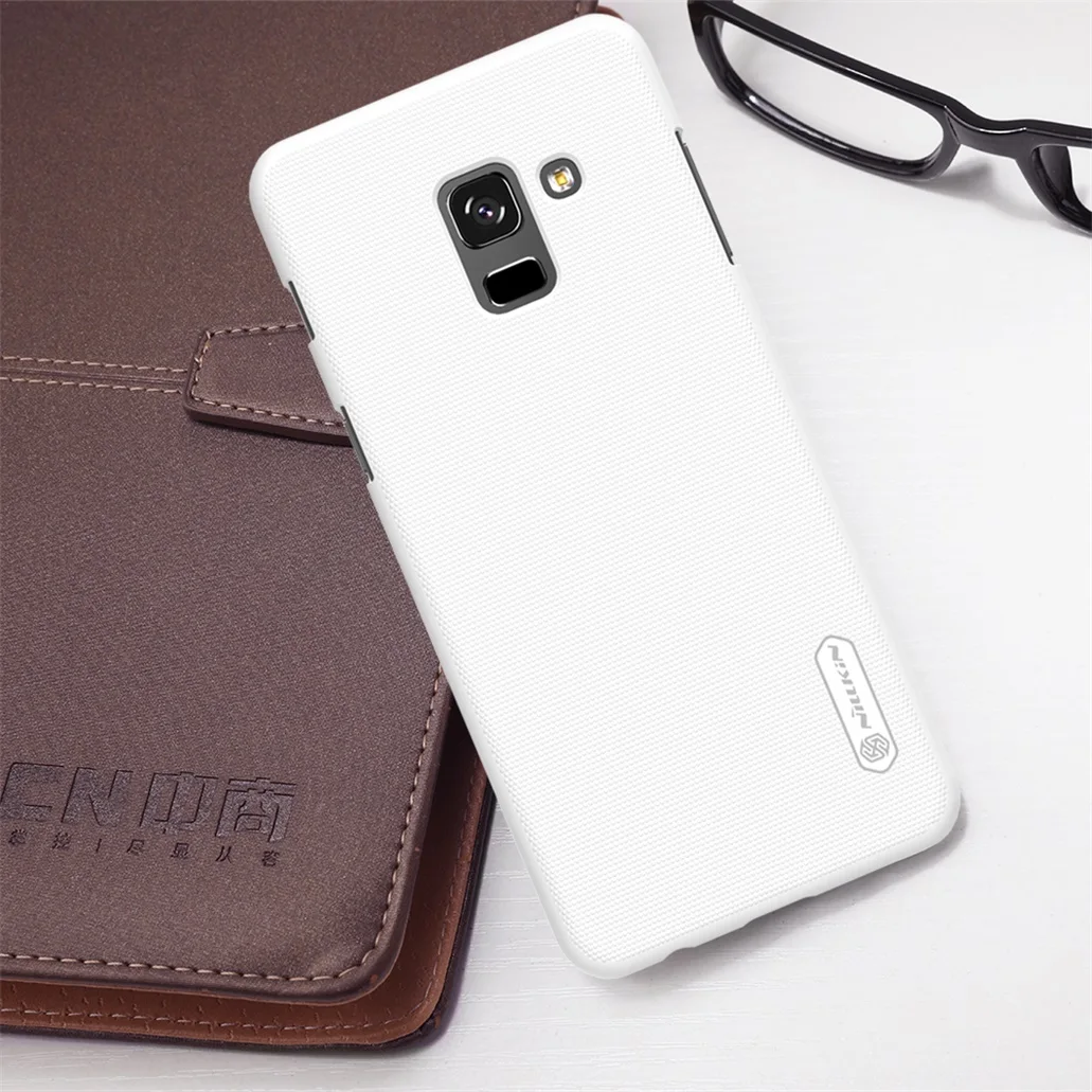 Для samsung Galaxy A8 чехол A8+ чехол Nillkin Супер Матовый Щит Жесткий PC телефон задняя крышка для samsung A8 Plus