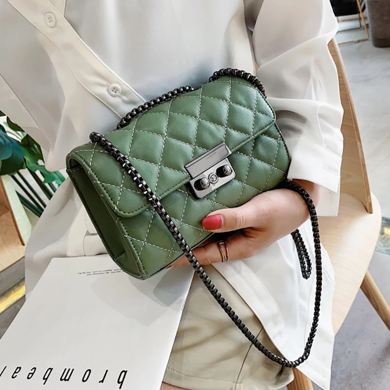 Сплошной цвет ромбовидная дорога Небольшой аромат новая корейская мода женская