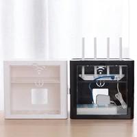 wireless wifi router storage box cable power plug wire organizer storage box shelf rack protection shell home office