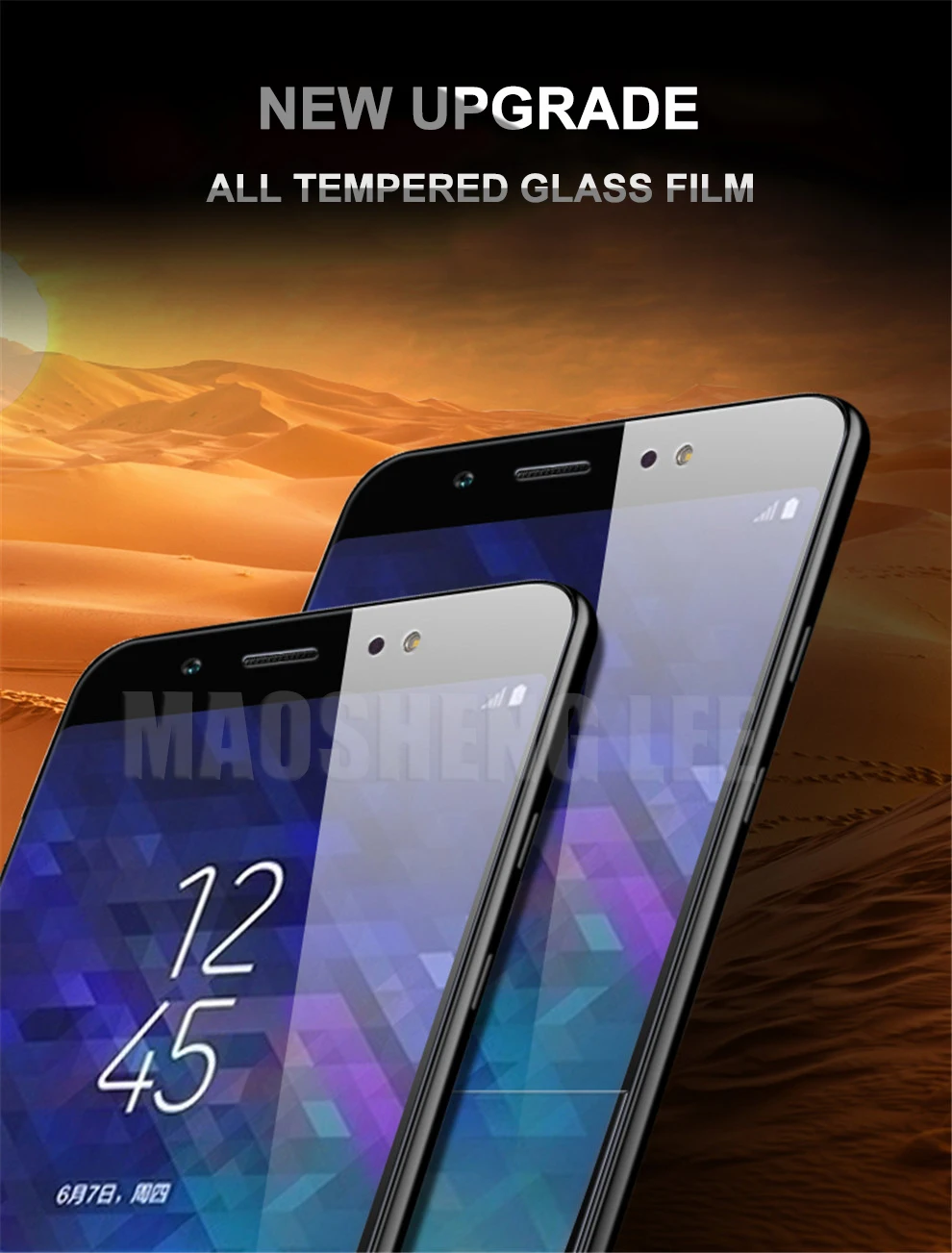 Новинка, закаленное стекло 9D для samsung Galaxy A7 A9 A6 A8 Plus, защита экрана, полное покрытие, закаленное стекло для samsung A7 A750F