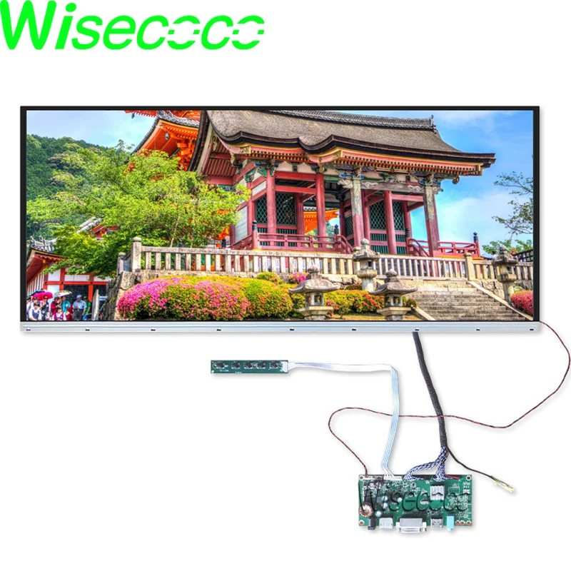 29 дюймовая панель 2560*1080 IPS LCD безрамочный экран дисплея с платой управления DP DVI HDMI