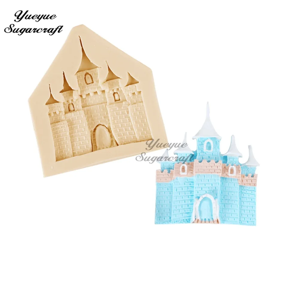 Yueyue Sugarcraft замок феи сказка силиконовая форма помадка торт украшения инструменты