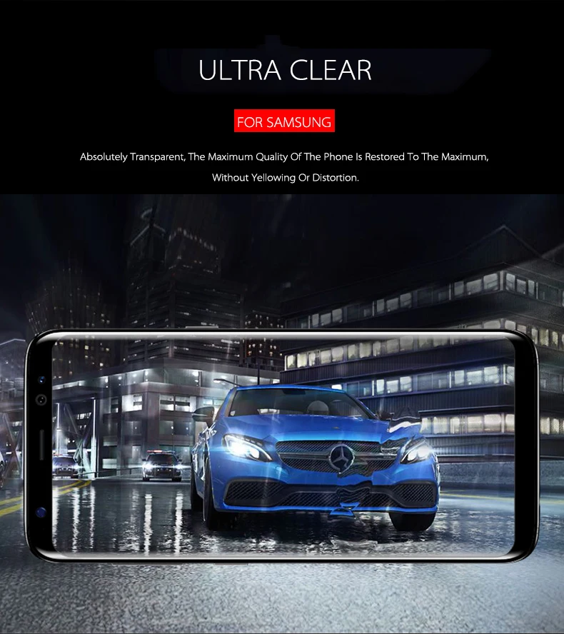 9D Full Screen Protector For Samsung Galaxy Note 8 9 S10 S6 S7 Edge S8 S9 Plus A8 A6 Protective Glass Tempered Film |