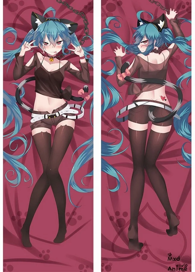 Vocaloid Hatsune Miku аниме наволочка на все тело, чехол, декоративная наволочка для тела Dakimakura, наволочки отаку - Цвет: A