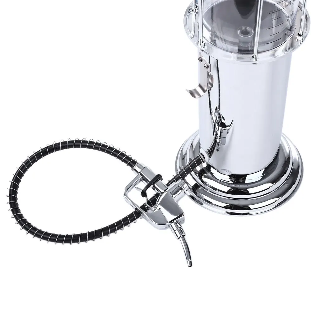MINGLI Mini Beer Dispenser Machine Drinking Vessels Double Gun Pump with Transparent Layer Design Gas Station Bar | Дом и сад