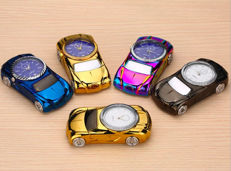 Новое поступление USB Электронная зарядка Зажигалка часы спортивный автомобиль
