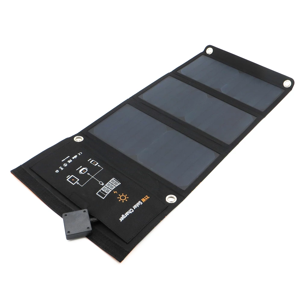 Солнечное зарядное устройство для мобильных телефонов 21 Вт 3500mA 5 В|Солнечная