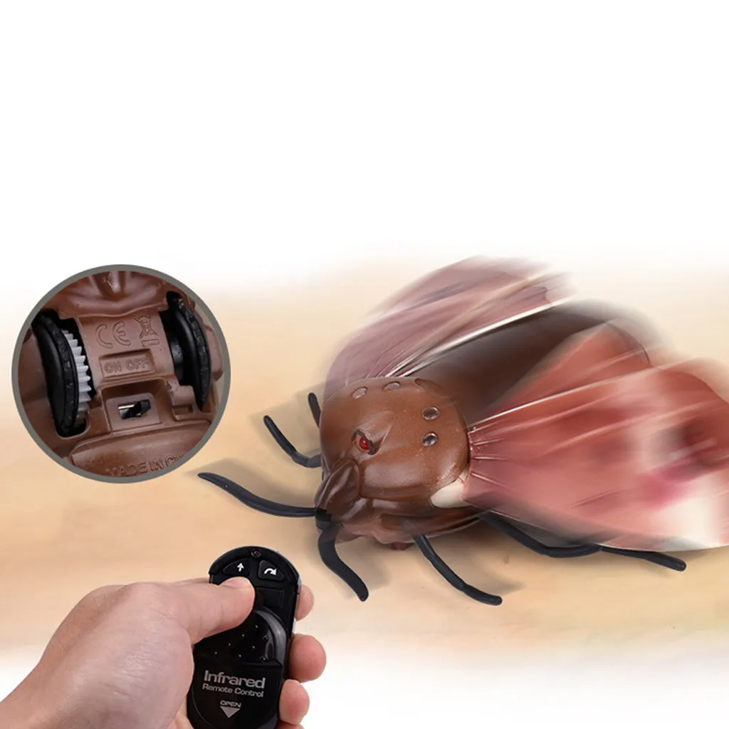 RC Fly Moth Детские хитрые игрушки Инфракрасный индукционный Электрический пульт дистанционного управления Летающий Мотылек игрушка забавный пугающий игрушки безопасный высокое качество
