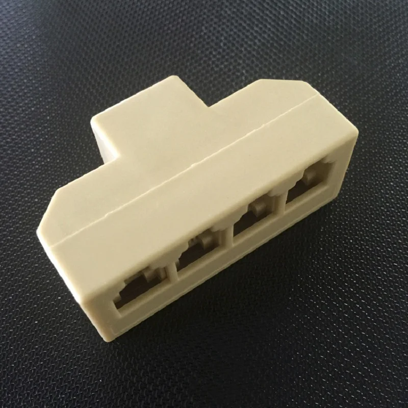 RJ11 Телефонная распределительная коробка пятисторонняя 6P4C четырехъядерный одна
