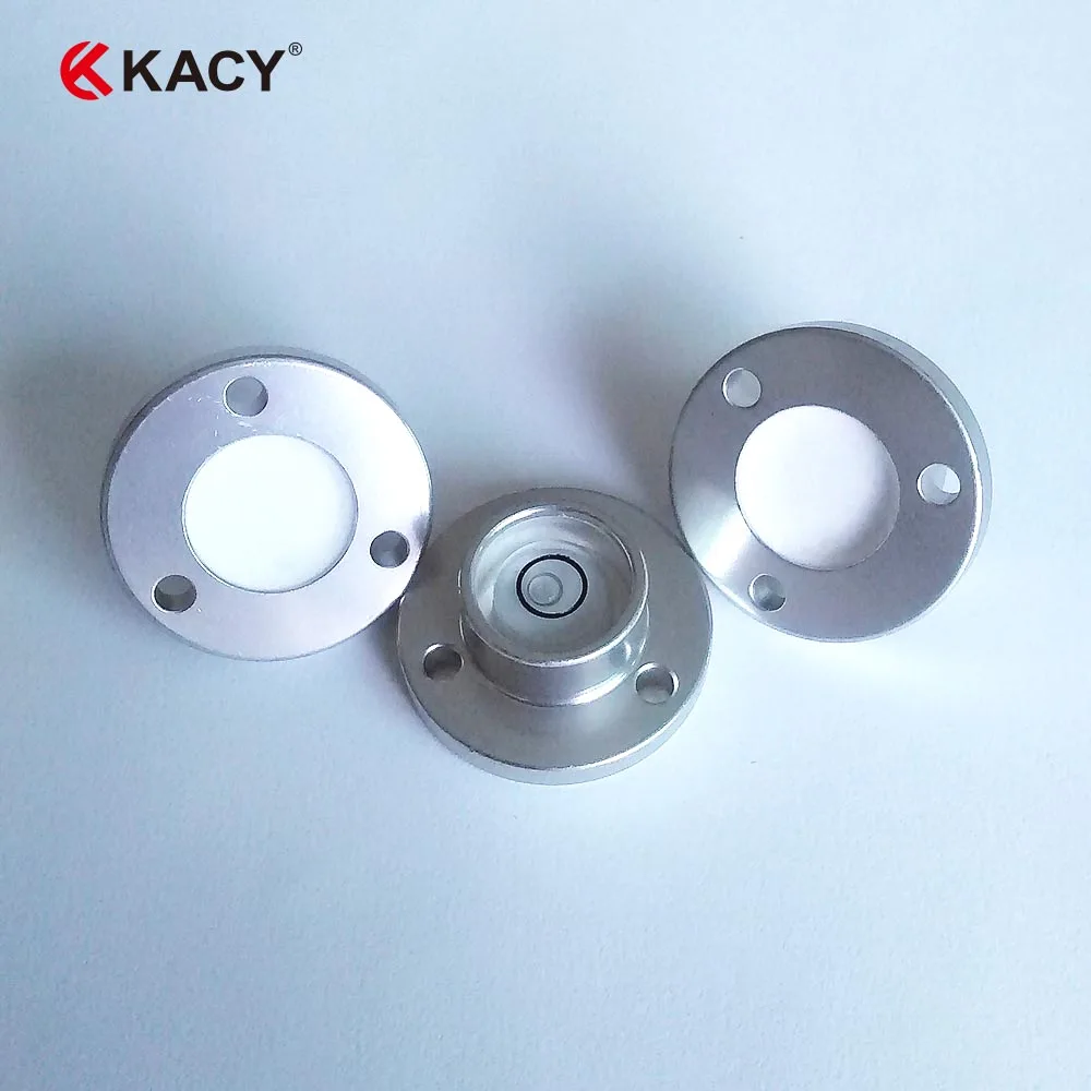 

KACY 3PCS 28x16x10mm High Transparent metal bubble level gradienter bullseye Level for professional level instrument