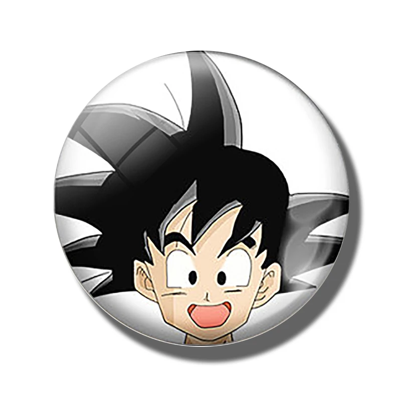 Dragon Ball магниты на холодильник для детей ручной работы 30 мм Сон Гоку какаротто стеклянный купол магнитные стикеры на холодильник украшения дома