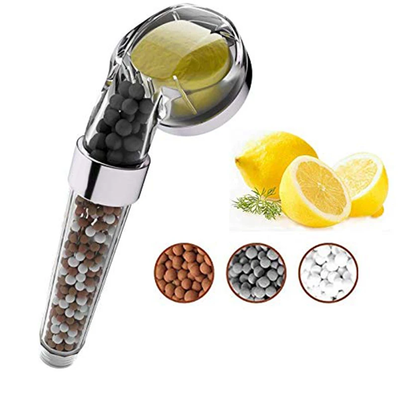 Витамин С насадка для душа фторид фильтр хлорки смягчает ручной воды ионный