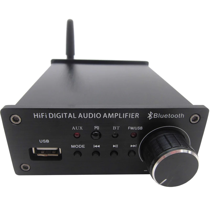 HIFI TPA3116 Bluetooth 4,2 цифровой аудио усилитель звука Amp плата 50 Вт+ 50 Вт Поддержка USB диск пульт дистанционного управления домашний кинотеатр