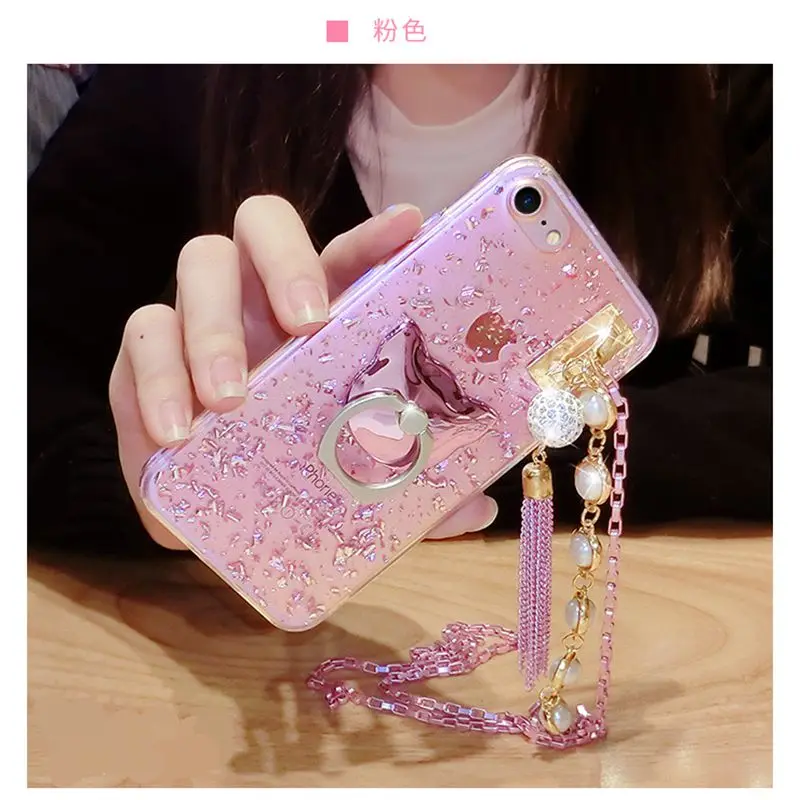 Для Iphone 5 5S SE 6 6s 7 8 plus x корейский стиль Роскошный милый кошачий палец кольцо Пряжка