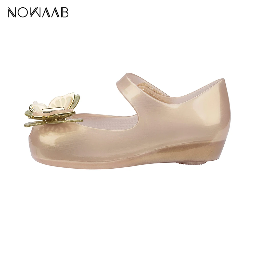 Мини Melissa Ultragirl Fly Новинка лета 2019 прозрачная обувь с бантом для девочек