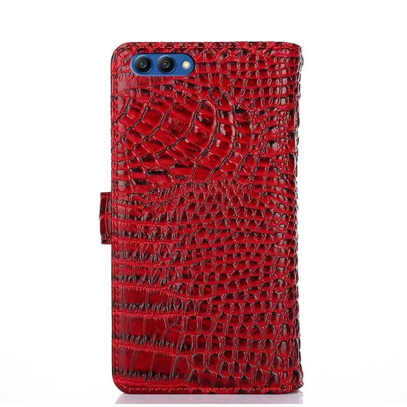 Модный кошелек из крокодиловой кожи для Huawei Honor V9 V9 Play V10 V20 Play, роскошный чехол из искусственной кожи для телефона, сумочка, сумочка