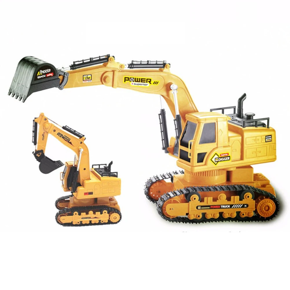 RC экскаватор инженерный трактор автомобиль игрушка мальчик Моделирование