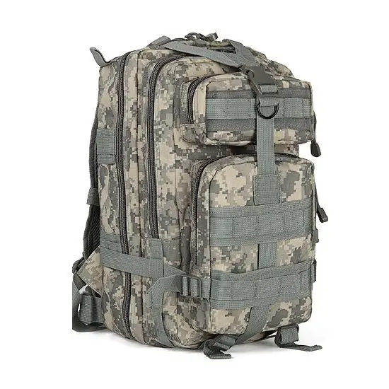acu camo-a Большая емкость 30л походная сумка армейский военный тактический треккинг рюкзак камуфляжная сумка для хранения - Цвет: acu camo-a