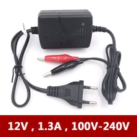 12v 1a 1 3a smart mini car motorcycle electric toy battery charger for lead acid agm gel batterie portable 12 volt 1000ma 220v