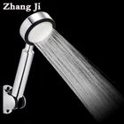 Насадка для душа ZhangJi из АБС-пластика с 68 отверстиями, насадка для душа высокого давления с хромированным оформлением, ручная насадка-распылитель