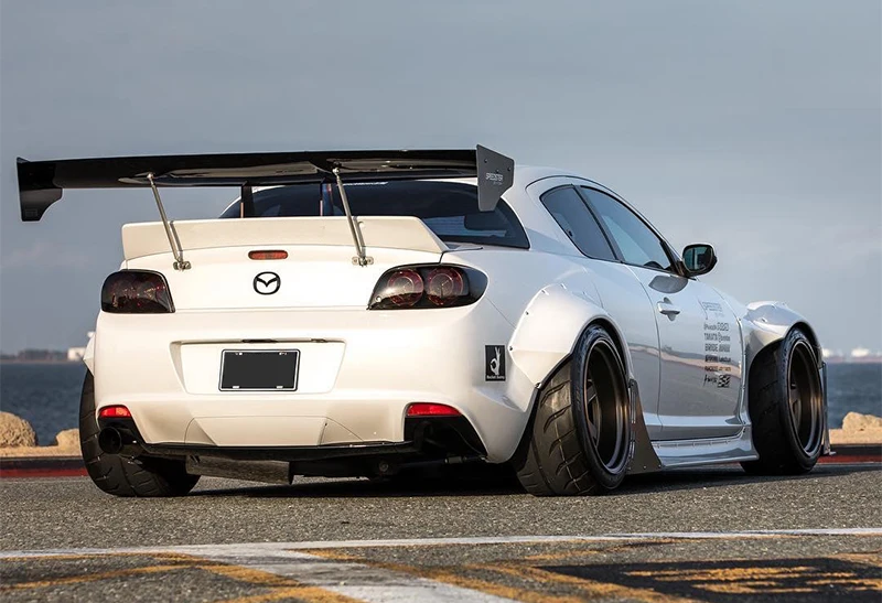 Автомобильные аксессуары для Mazda RX8 SE3P RB Стиль FRP волокно стекло полный