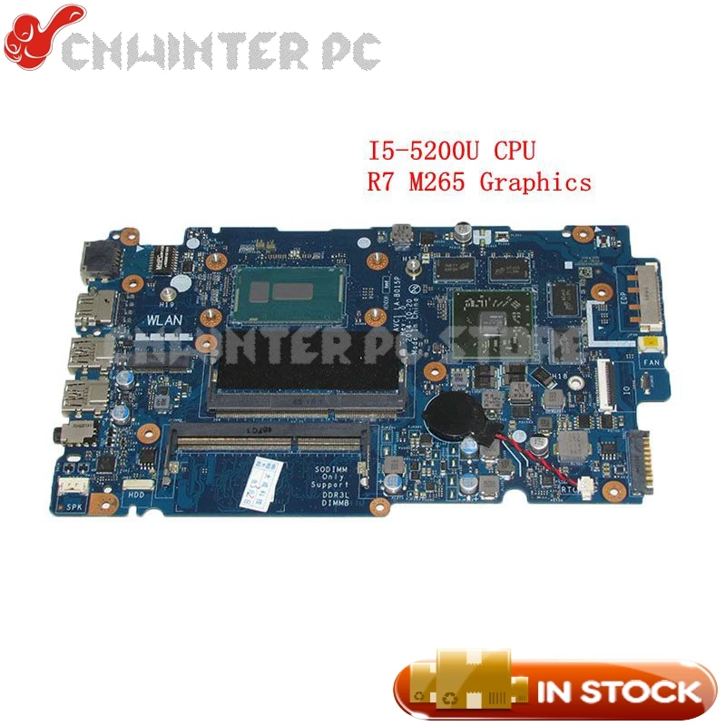 NOKOTION ZAVC1 LA B015P для Dell 14 5448 14MR материнская плата ноутбука дюймов SR23Y I5 5200U CPU Radeon R7 M265