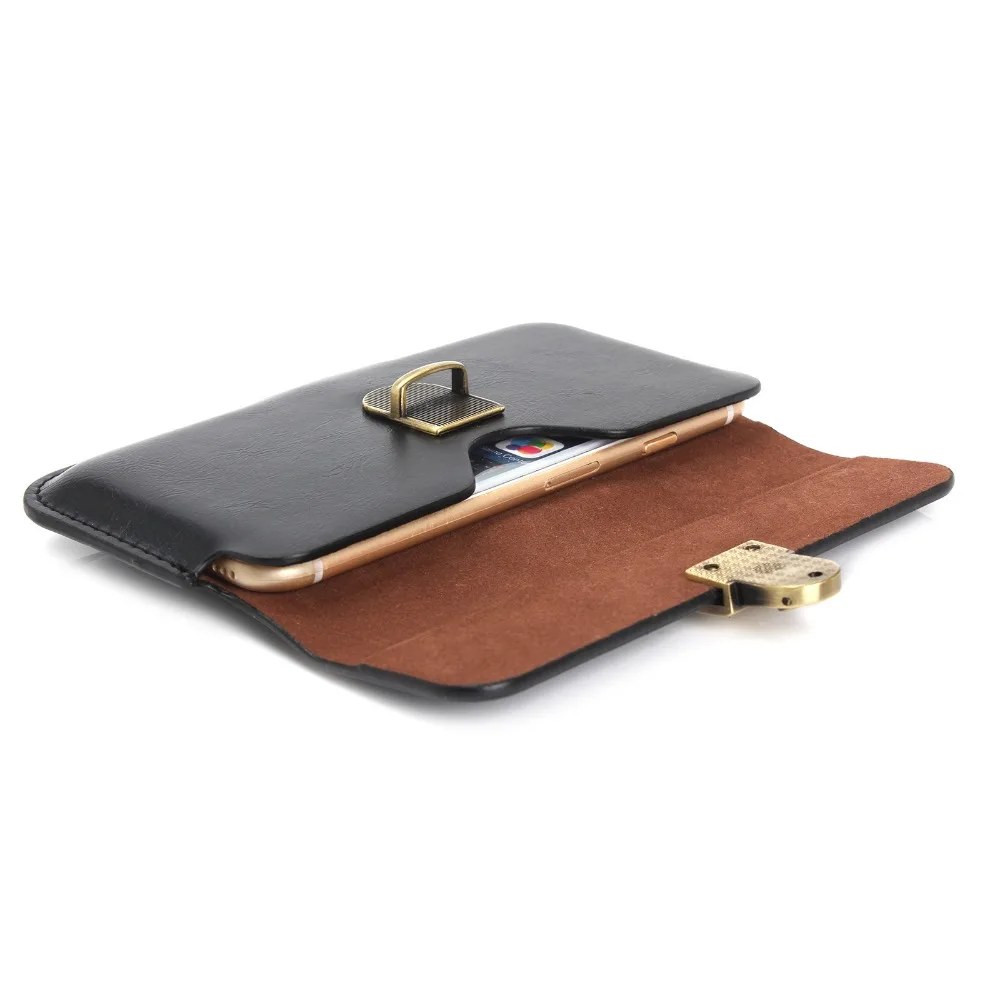 Тонкий кожаный поясной чехол для телефона чехол-кобура LG L Bello D335 D331 D337 / G4 Beat G4S H731