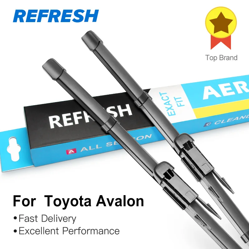 REFRESH Wiper Blades for Toyota Avalon Fit Pinch Tab Arms / Hook Model Year from 2000 to 2018 | Автомобили и мотоциклы
