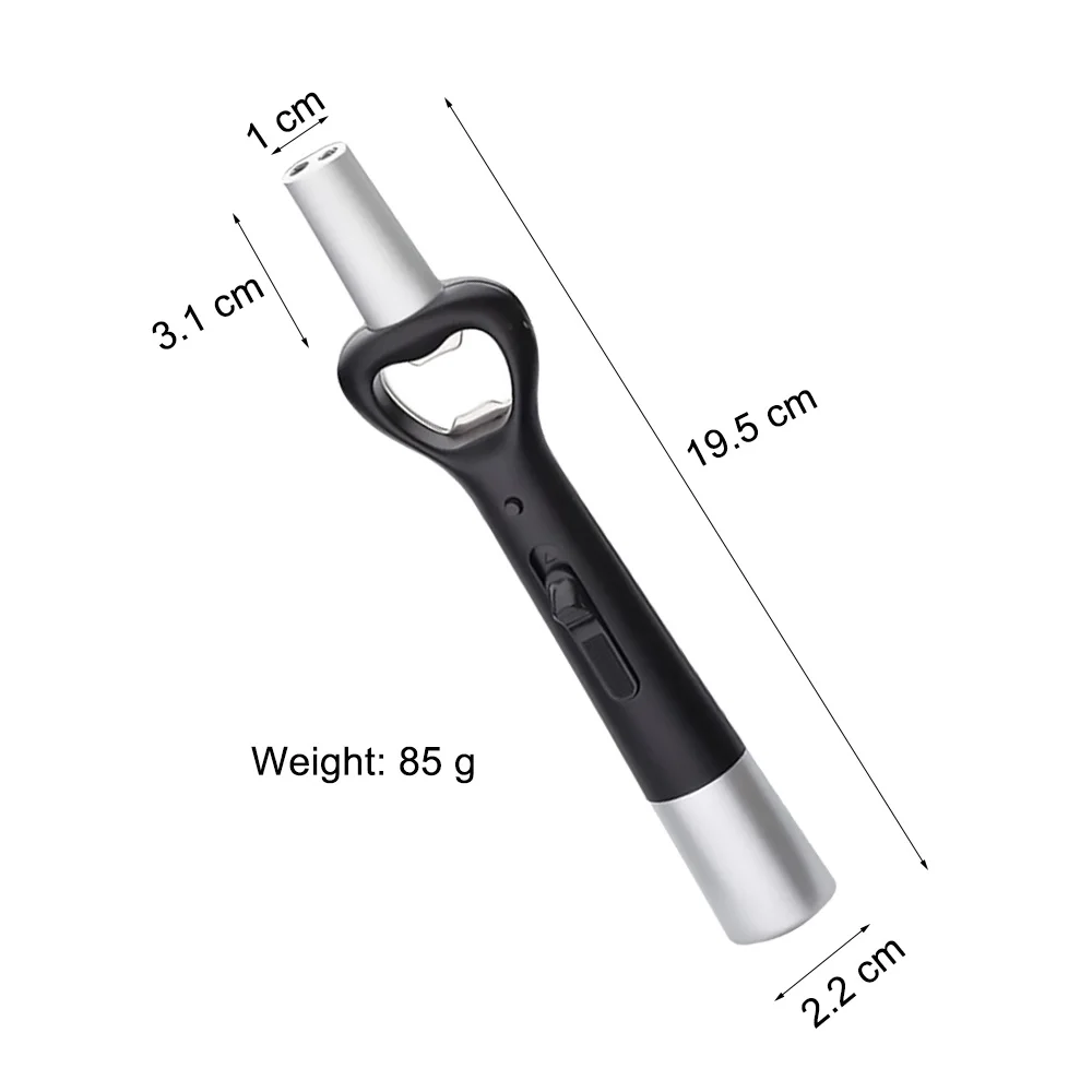 10pcs 3 in 1 Butane Gas Lighter Metal Kitchen Stove Igniter with LED Lighting Bottle Opener Function for Outdoor Survival | Дом и сад