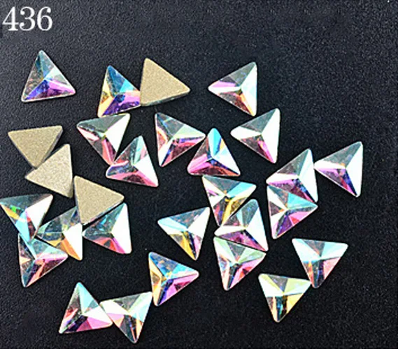 3d Стразы Блестящий сверкающие прозрачный арт для ногтей наклейки