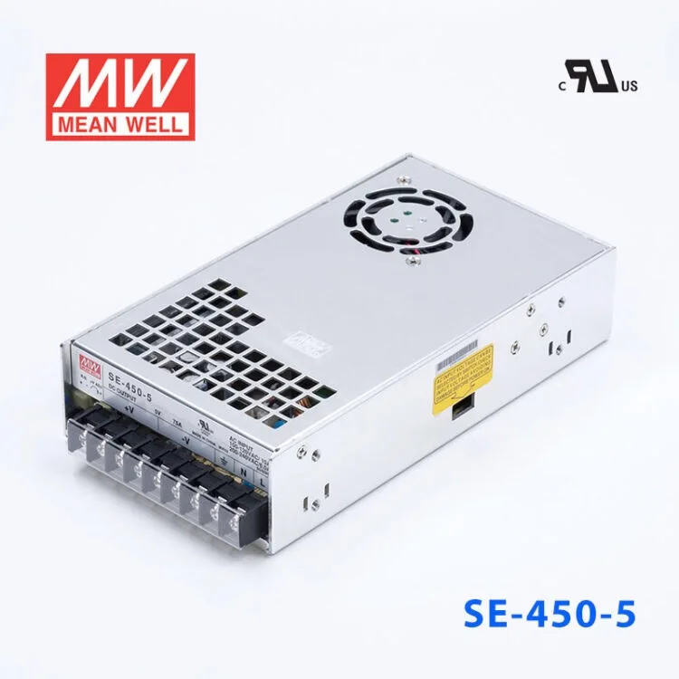 SE 450 5/SE 12/SE 24 и т. д. Светодиодный источник питания с режимом переключения meanwell Вт