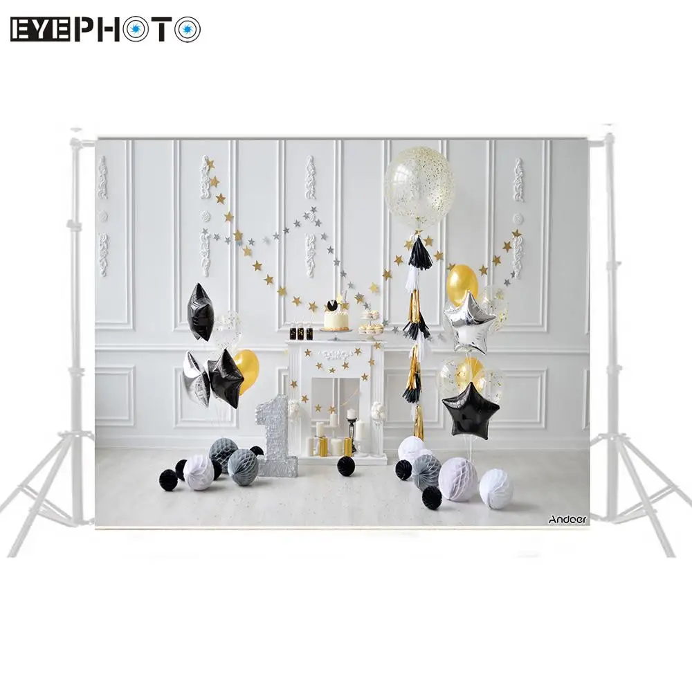 Andoer 2,1*1,5 м/7*5 футов первый день рождения фон фотографии фон для маленьких мальчиков дети фотостудия Pros