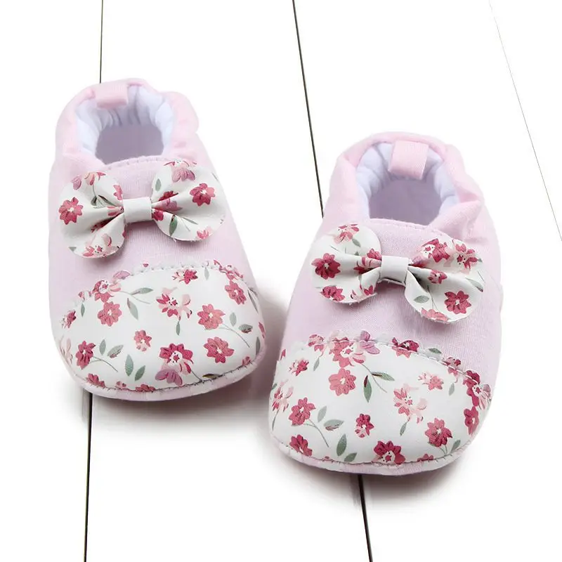 

Children Shoes Girls Boy Cartoon Bow Knot Cute Sandals Anti Slip Soft Sole Cotton Fashion Casual Shoes For Kids