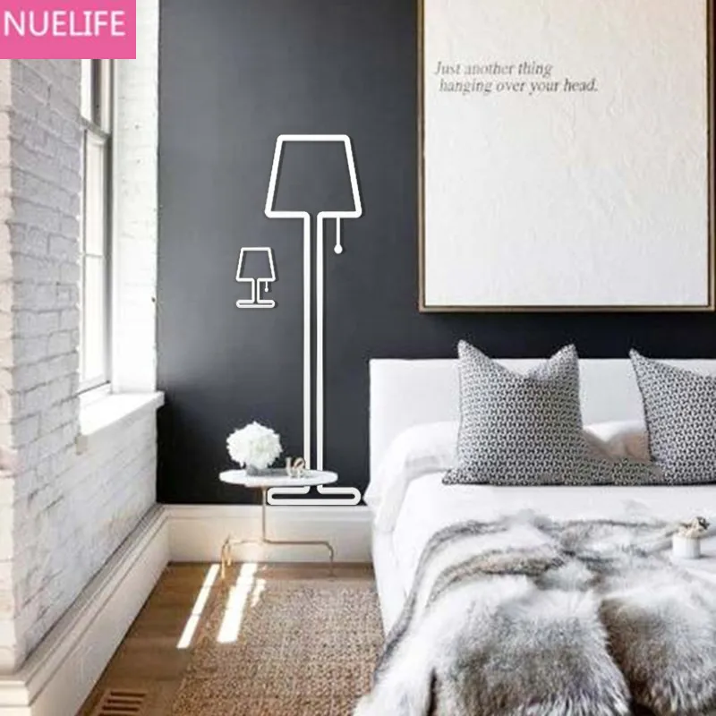 Американский стиль Простой дизайн настольной лампы 3D акриловые настенные