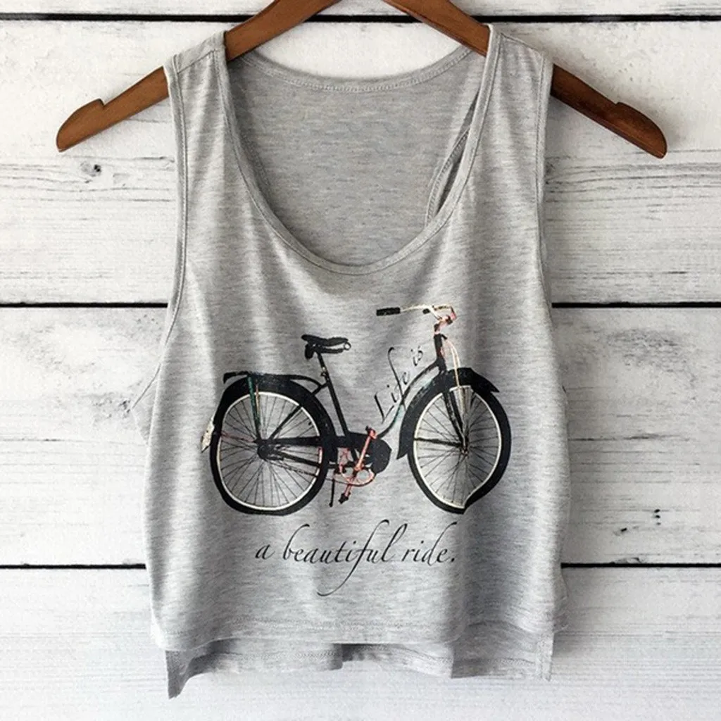 Женский укороченный топ на бретельках летний майка большого размера с открытыми