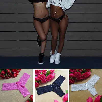 Новинка женское Бесшовное нижнее белье трусы из хлопка с низкой талией кружевное