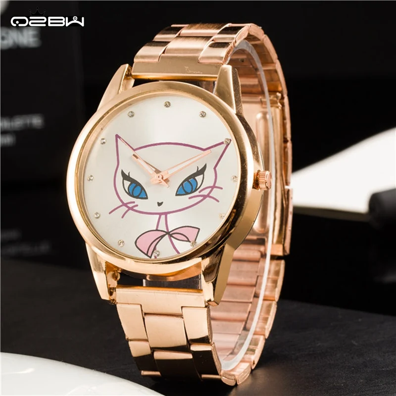 Лошадь женские часы женский розовое золото смотреть мода diamond fox сцены кварцевые