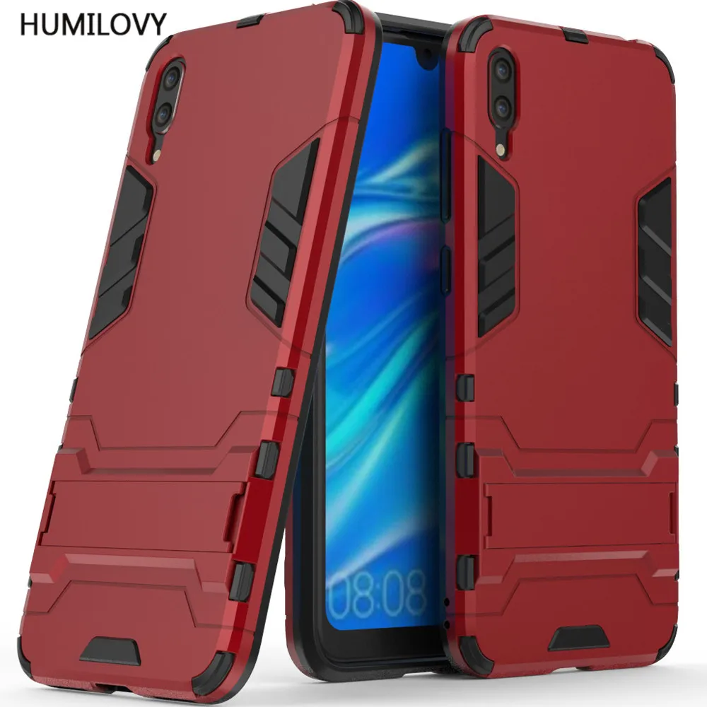 Для Huawei Enjoy 9 чехол силиконовый резиновый робот Броня Жесткий ПК для задней панели