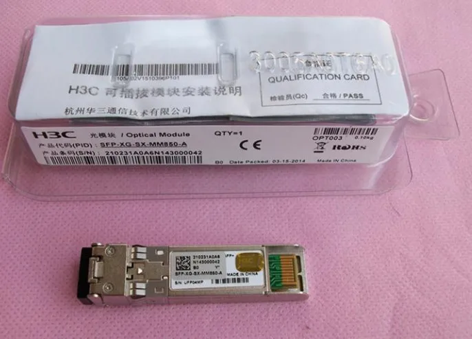 

H3C SFP-XG-LX-SM1310-E SFP-1310nm-10km-10G