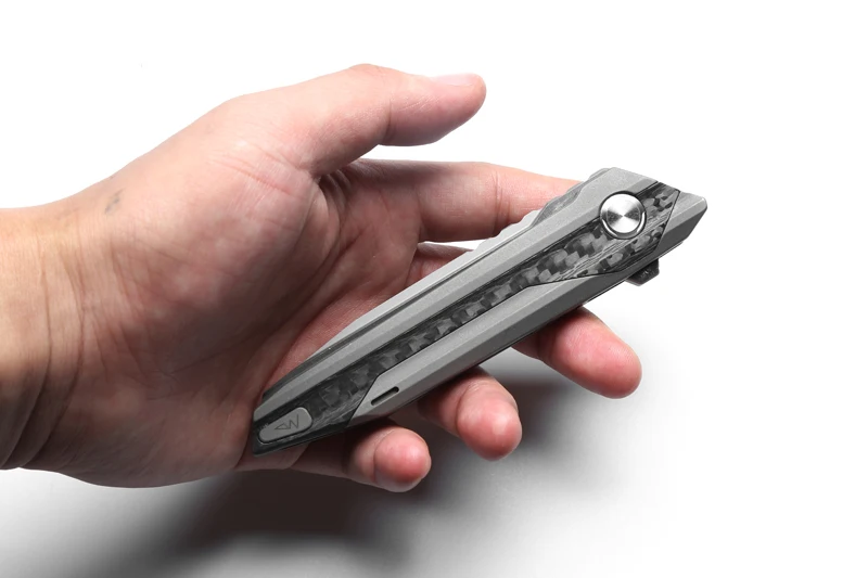 Два солнца TS65 M390 лезвие Флиппер мяч пивоварения складной нож из углеродного