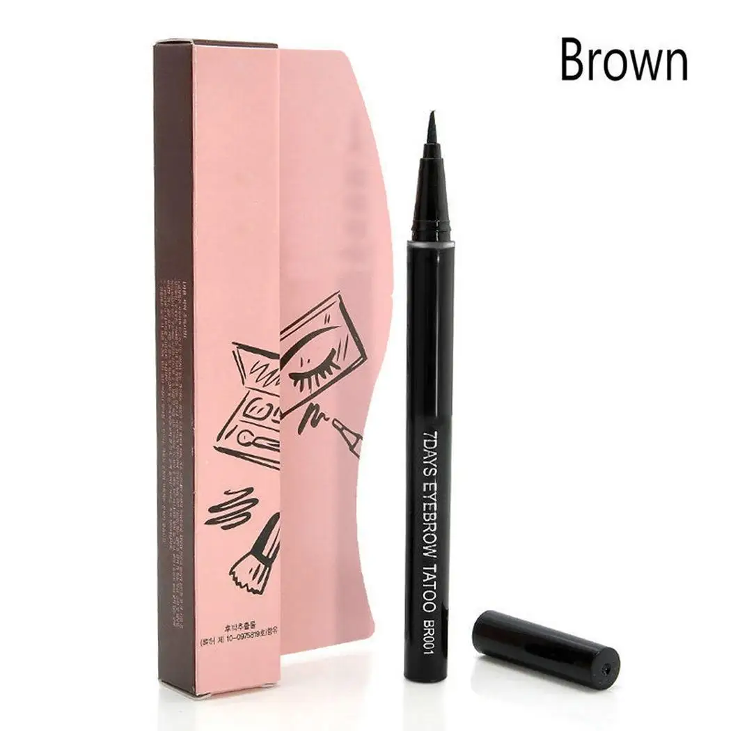 Коричневый Стойкий коричневый 5 косметический карандаш для макияжа бровей