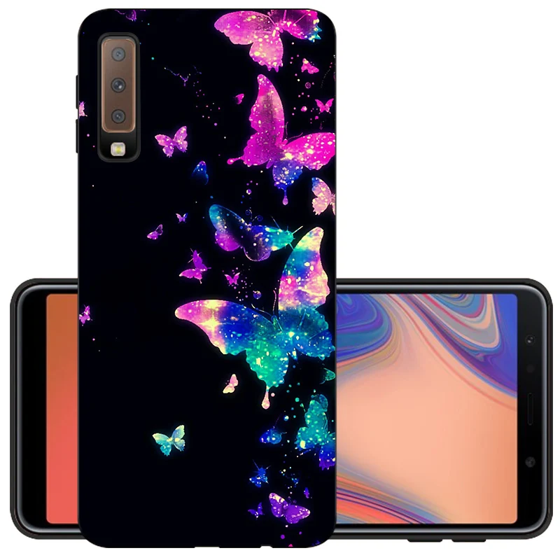 CaseRiver для Samsung A7 2018 чехол силиконовый защитный бампер задняя крышка Funda A 7 |