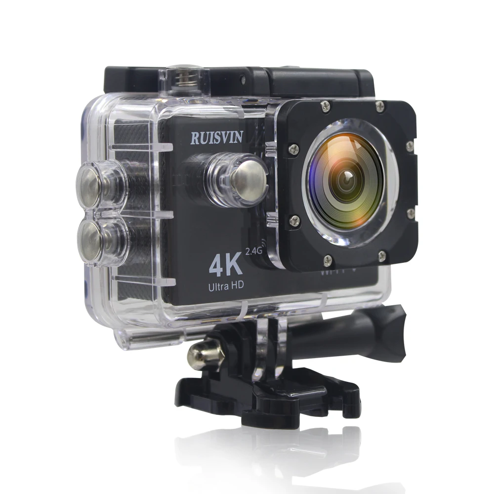 RUISVIN F60 F60R 4 K WI FI экшн Камера 1080 P 60fps со сверхвысоким разрешением Ultra HD спортивные Go