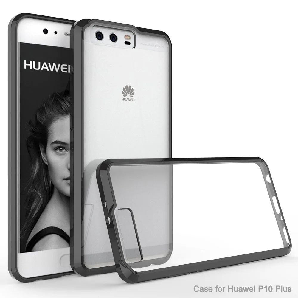 Tough Acrylic Back TPU Frame Hard Case Anti Shock Transparent Slim Cover For Huawei Ascend P10 /P10 Plus@ |