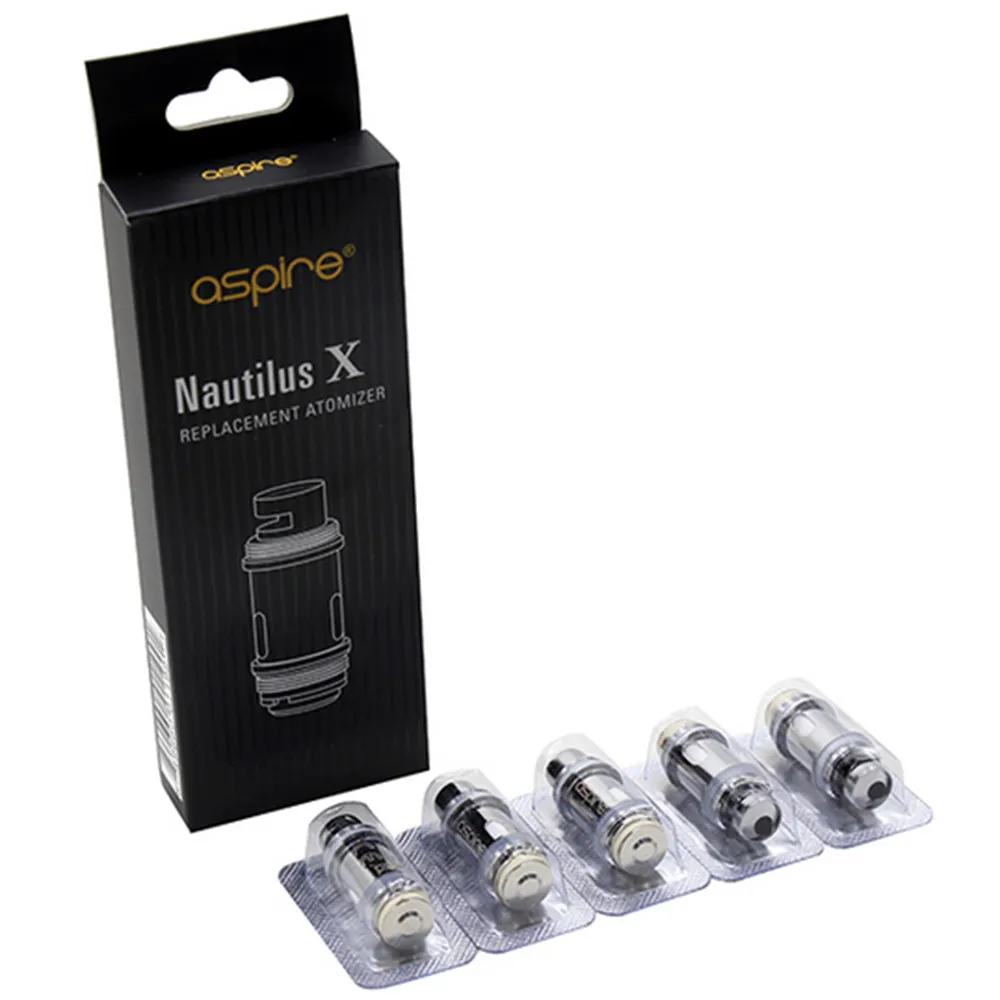 Оригинальный Aspire Nautilus X бак и 5 шт. сменная катушка для электронной сигареты