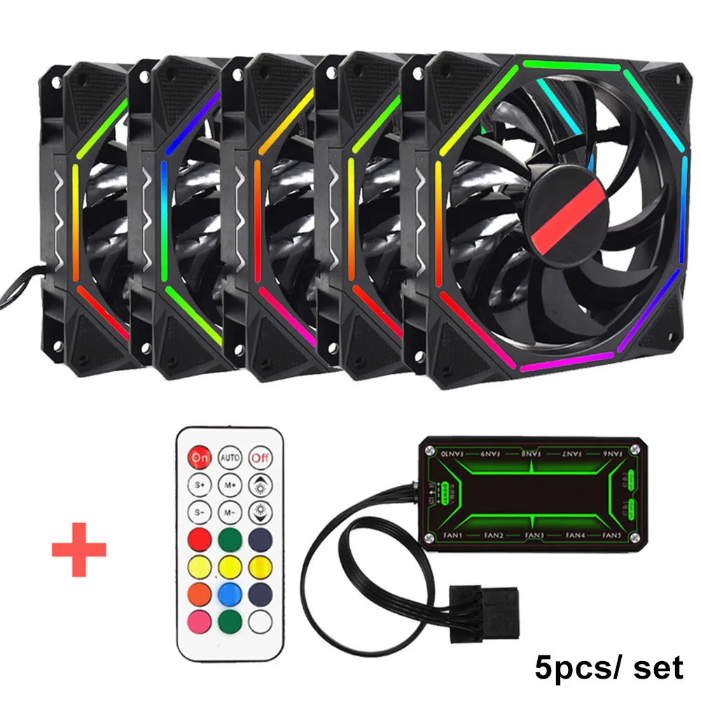 Чехол для компьютера с RGB подсветильник кой 120 мм|Кулеры и системы охлаждения
