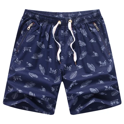 826 dark blue MIACAWOR новые летние модные клетчатые Пляжные Шорты хлопковые повседневные мужские шорты бермуды с эластичной резинкой на талии размера плюс K817 - Цвет: 826 dark blue